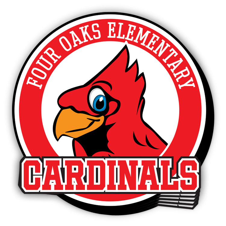 Cardinals Circle Logo (Decal) 3.3" x 3.3"