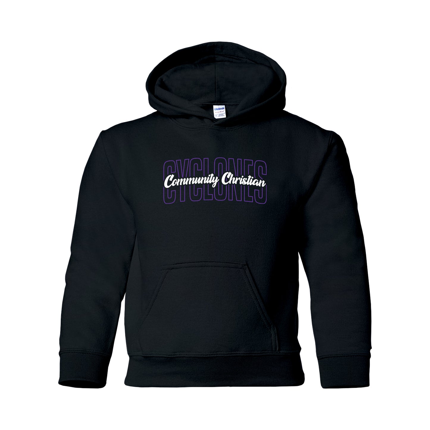 YOUTH - Community Christian Cyclones Arch (Purple)