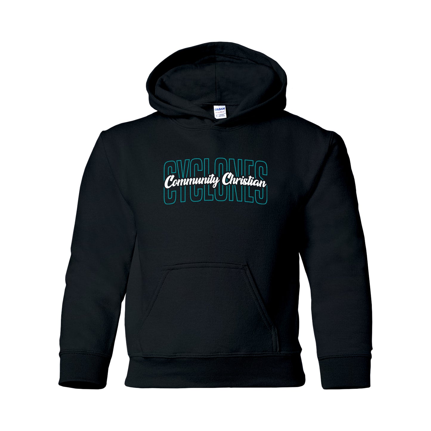 YOUTH - Community Christian Cyclones Arch (Teal)