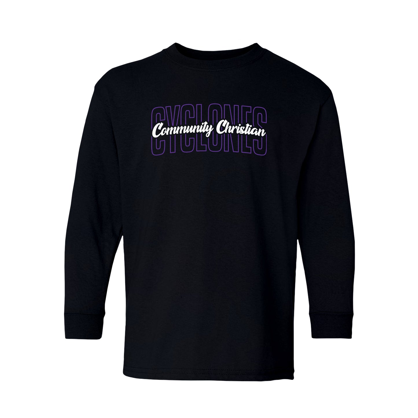 YOUTH - Community Christian Cyclones Arch (Purple)
