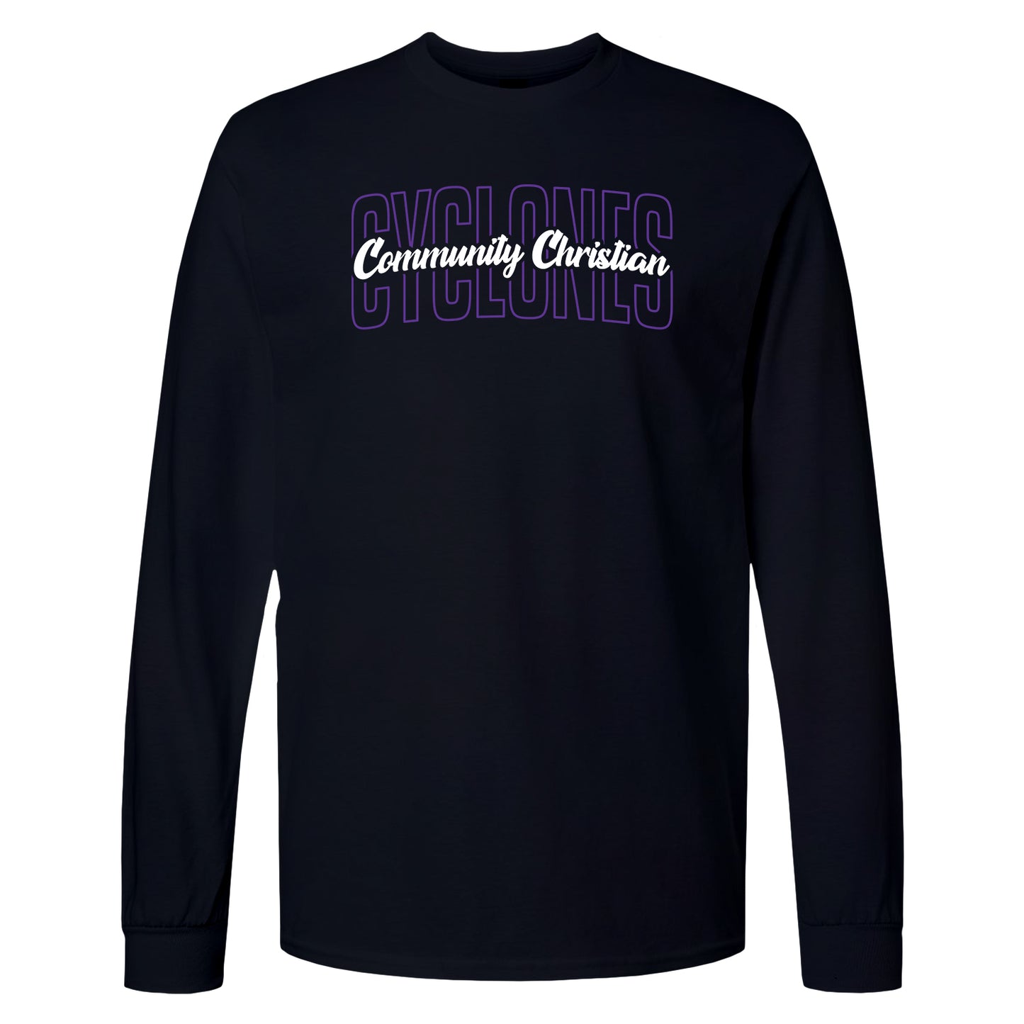 Community Christian Cyclones Arch (Purple)