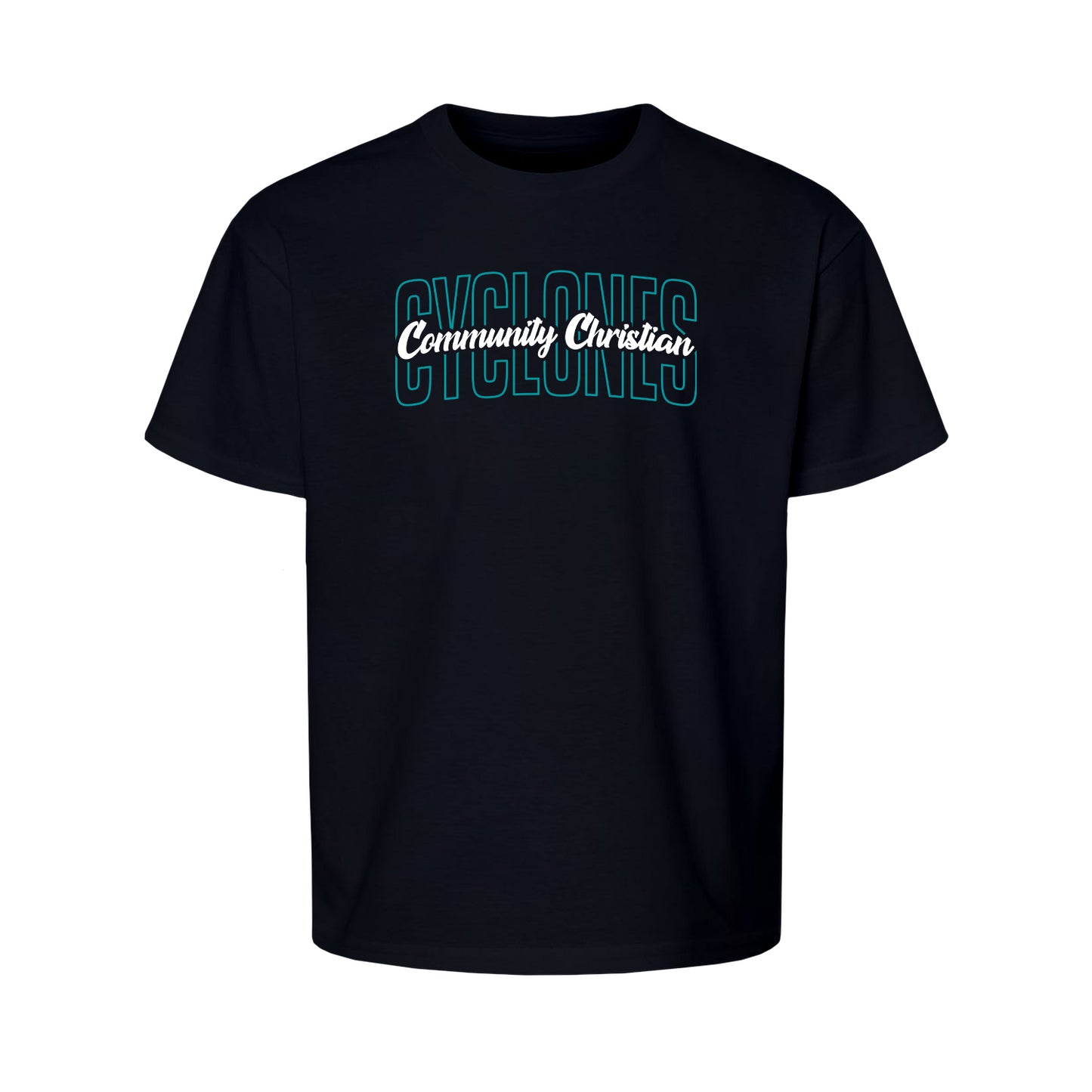 YOUTH - Community Christian Cyclones Arch (Teal)