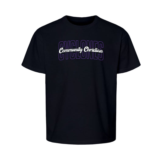 YOUTH - Community Christian Cyclones Arch (Purple)