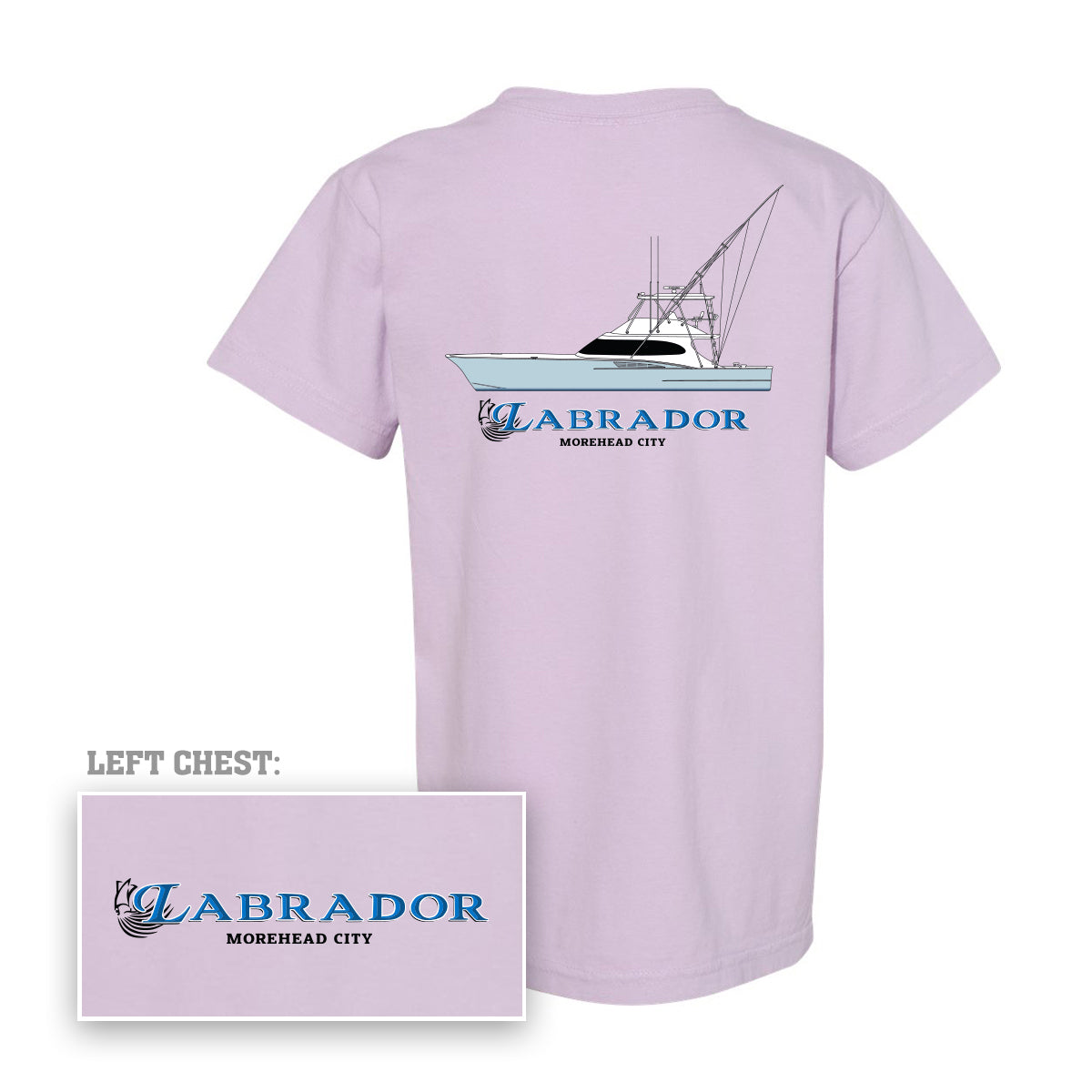 Labrador Youth Short Sleeve Tee (Back Print)