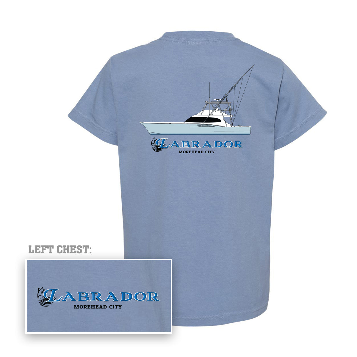 Labrador Youth Short Sleeve Tee (Back Print)
