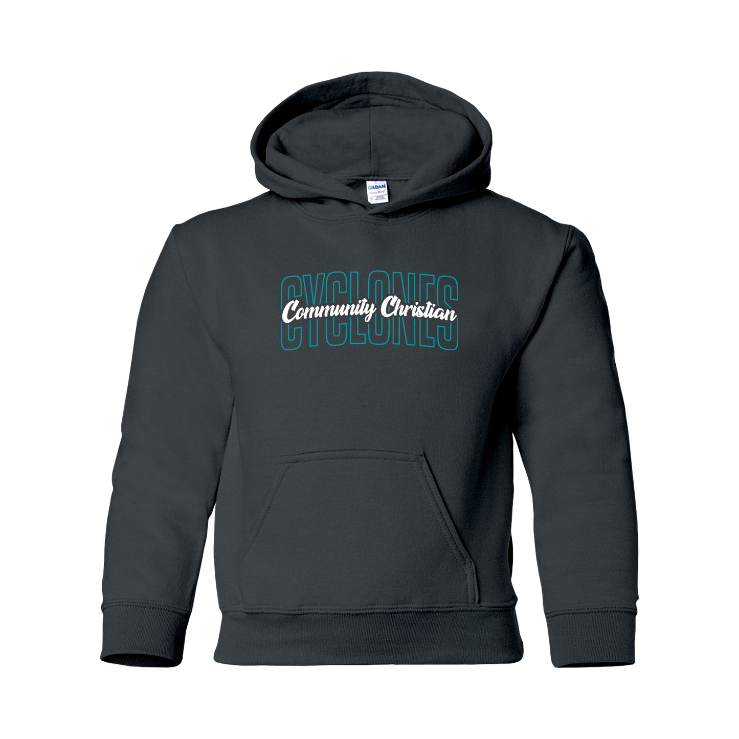 YOUTH - Community Christian Cyclones Arch (Teal)