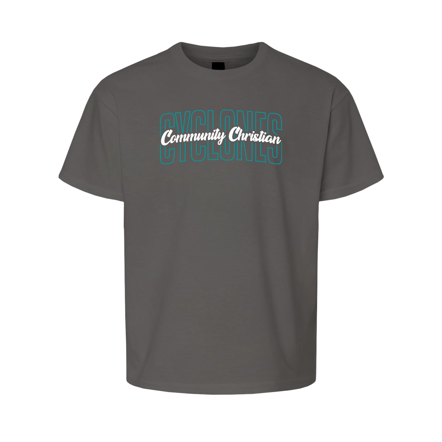 YOUTH - Community Christian Cyclones Arch (Teal)