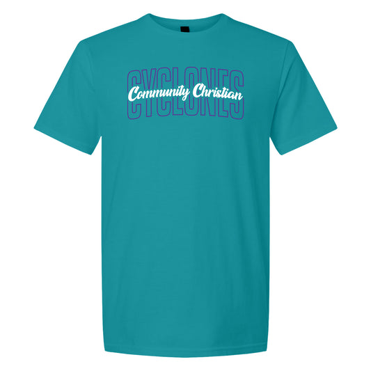 Community Christian Cyclones Arch (Purple)