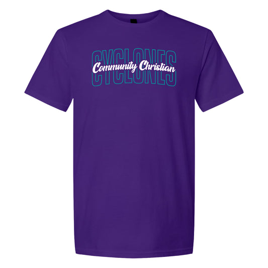 Community Christian Cyclones Arch (Teal)