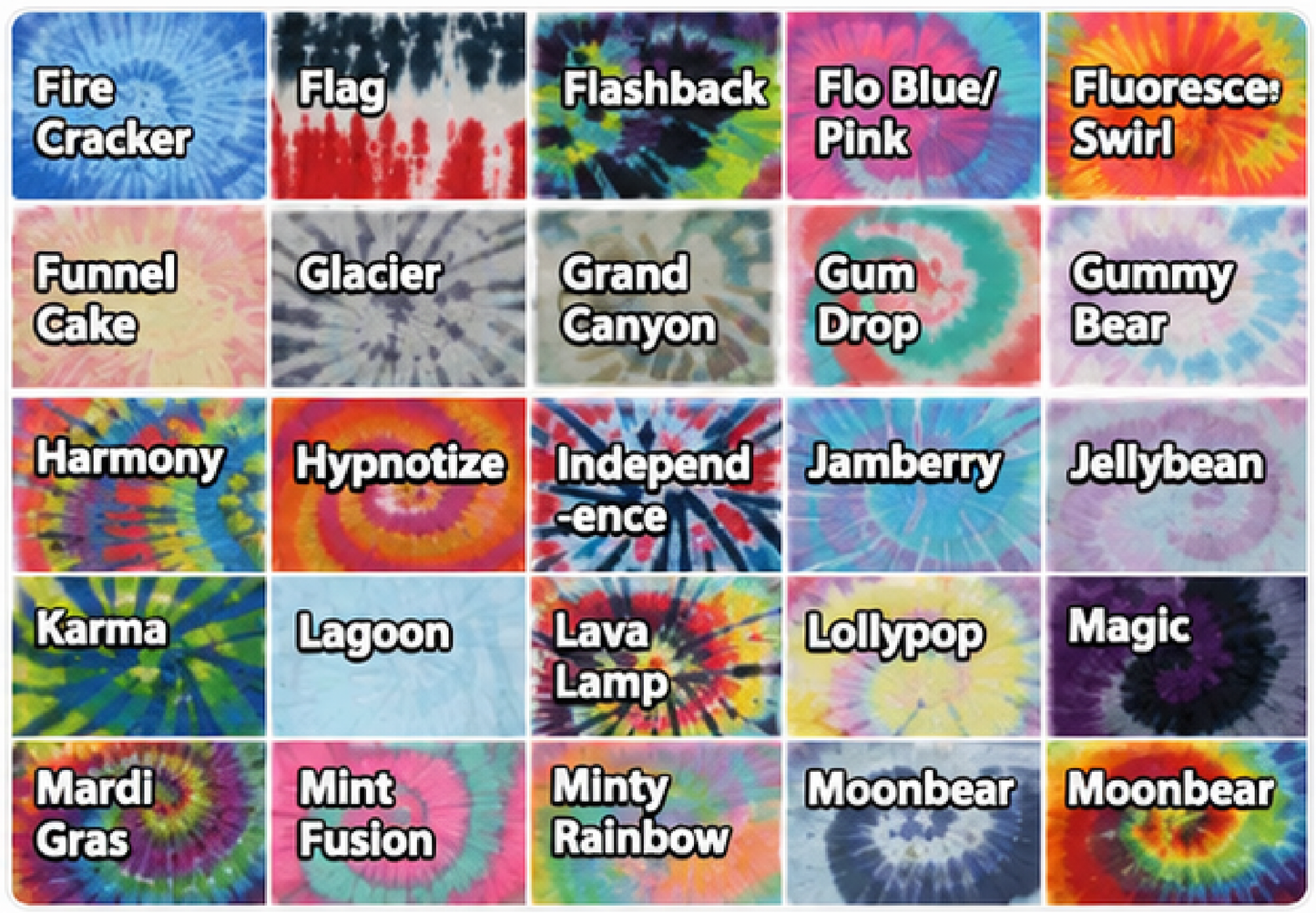 Colortone Unisex Multi-Color Tie-Dyed T-Shirt - 1000