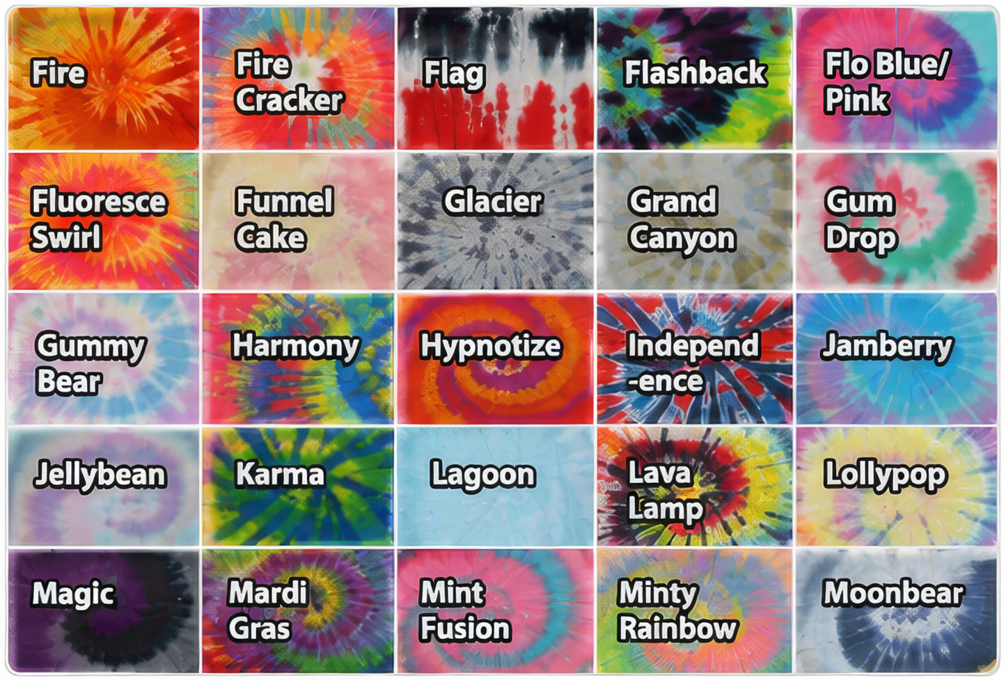 Colortone Youth Multi-Color Tie-Dyed T-Shirt - 1000Y
