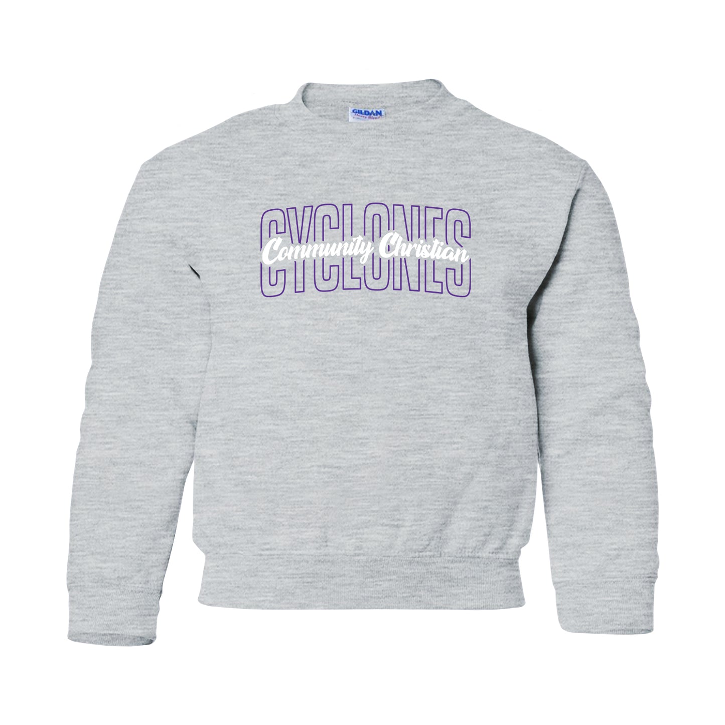 YOUTH - Community Christian Cyclones Arch (Purple)