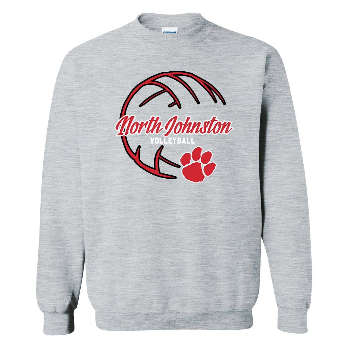 North Johnston Volleyball (Front + Back Print)