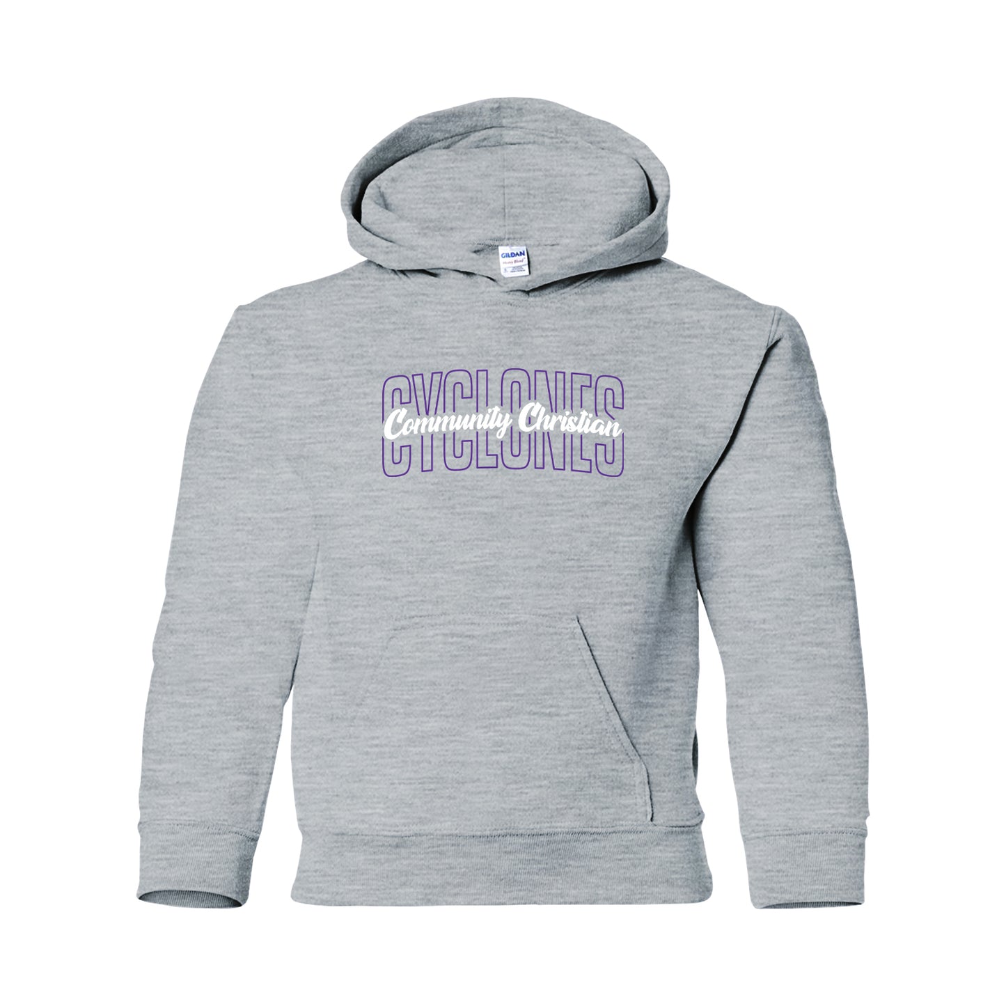 YOUTH - Community Christian Cyclones Arch (Purple)