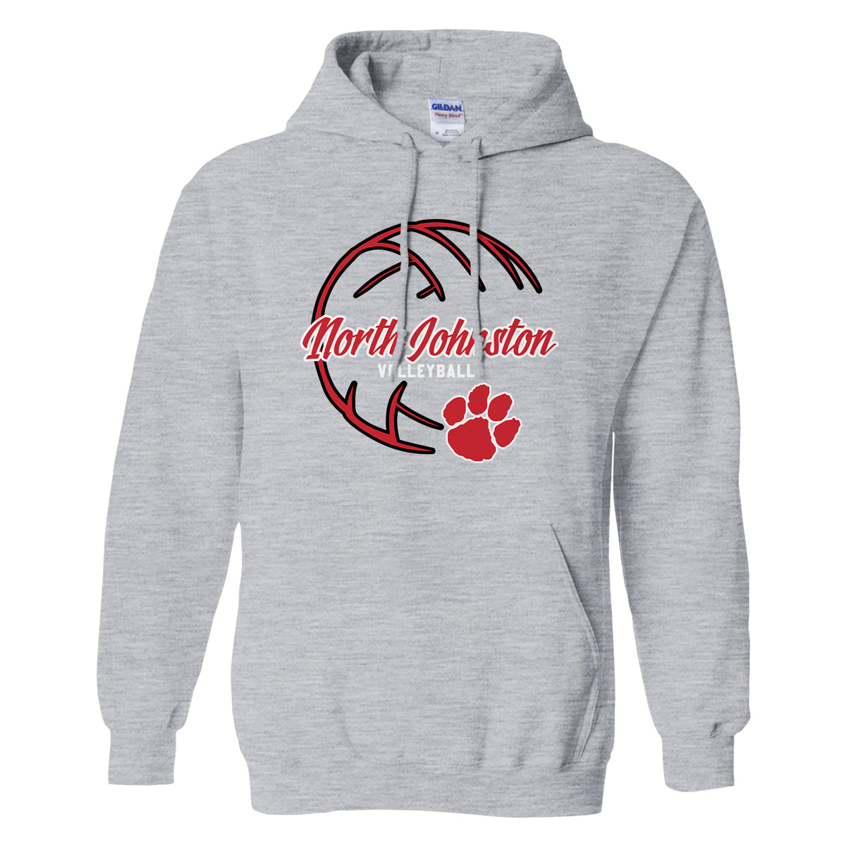 North Johnston Volleyball (Front + Back Print)