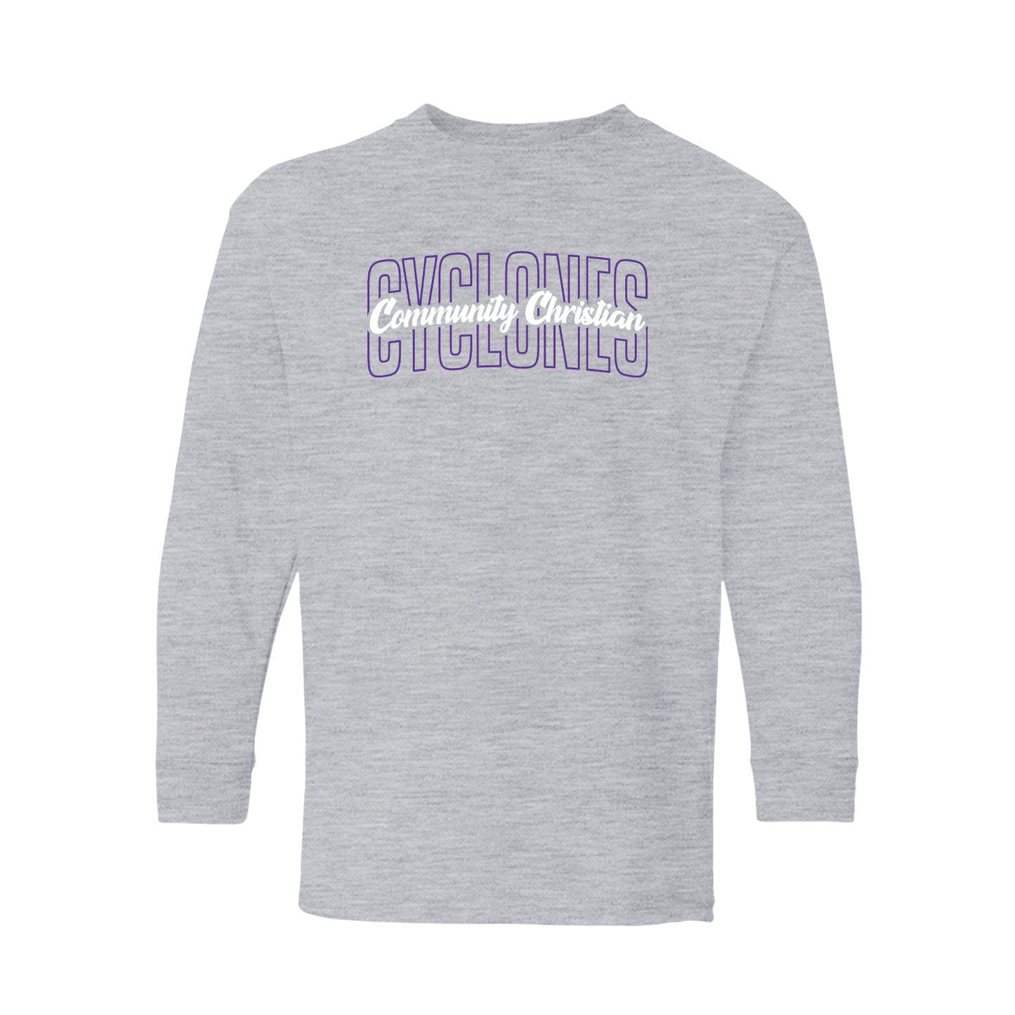 YOUTH - Community Christian Cyclones Arch (Purple)