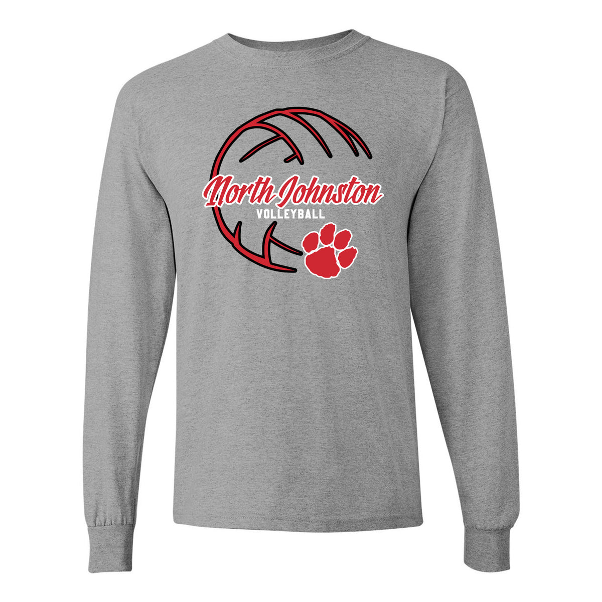 North Johnston Volleyball (Front + Back Print)