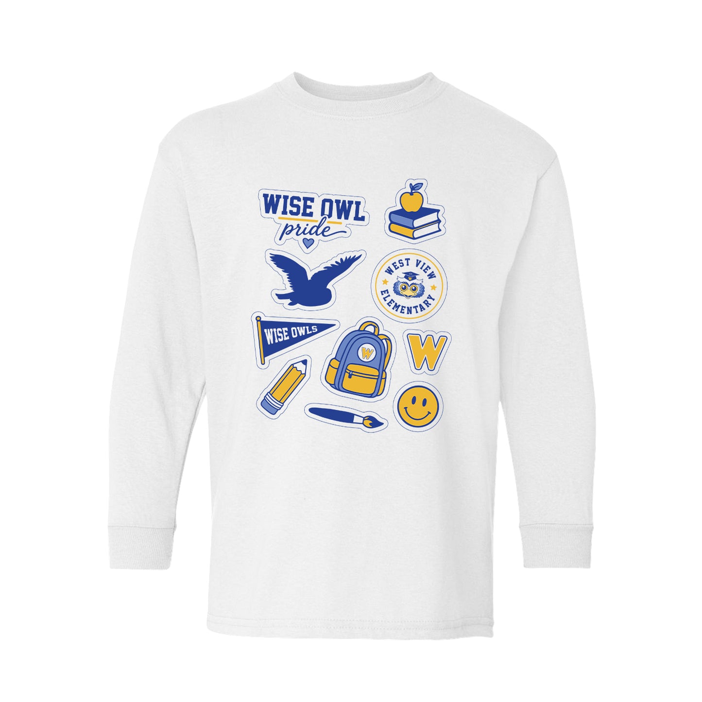 WVE Wise Owl Pride Stickers (Youth)