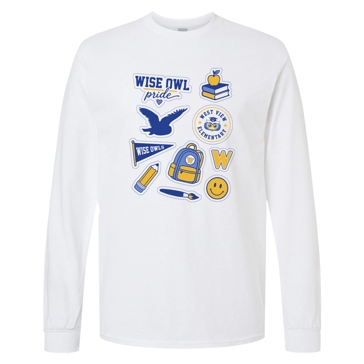 WVE Wise Owl Pride Stickers (Adult)