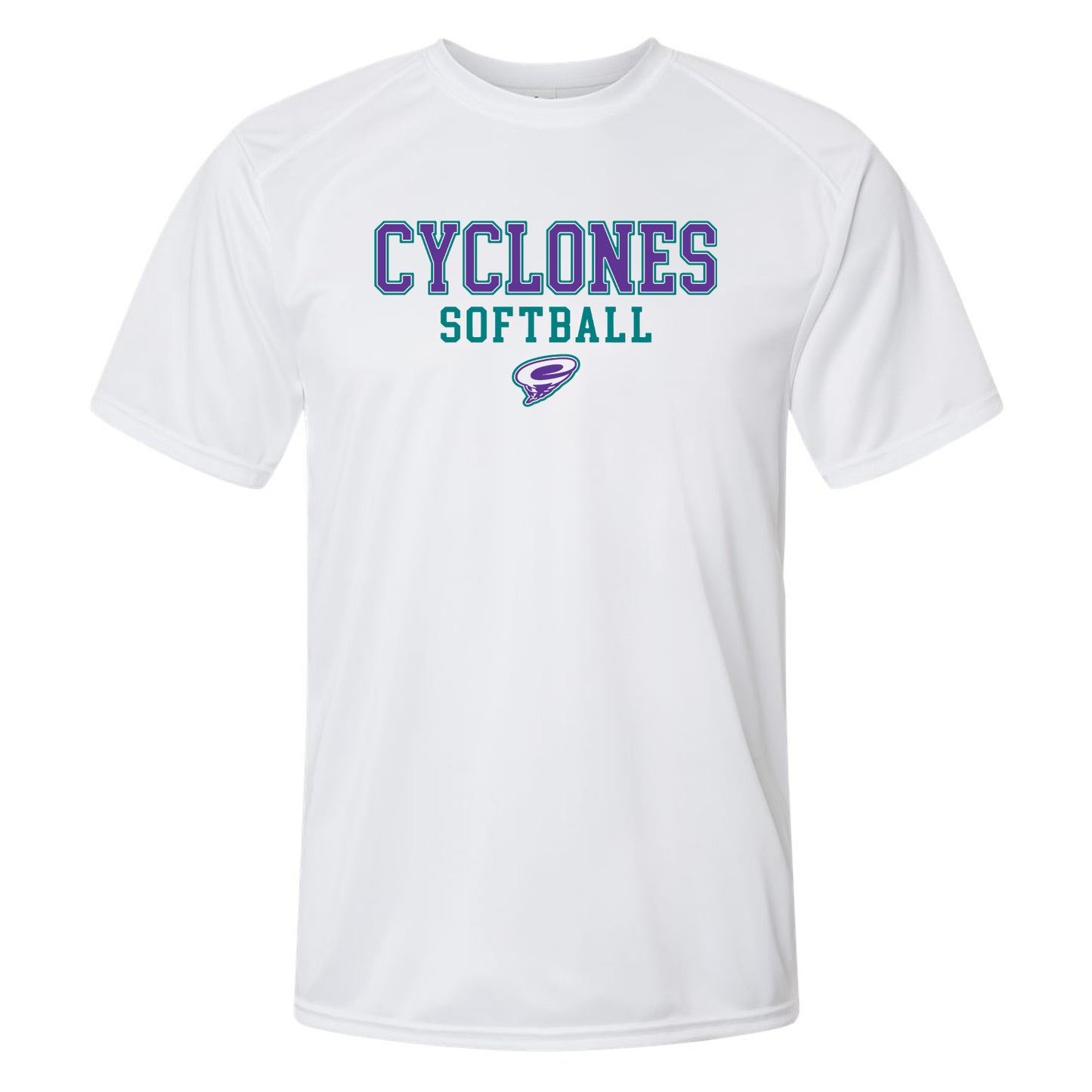 CCS Cyclones Softball - Purple (Front Print)