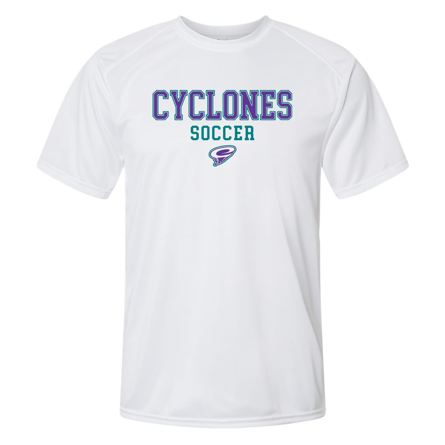 CCS Cyclones Soccer - Purple (Front Print)