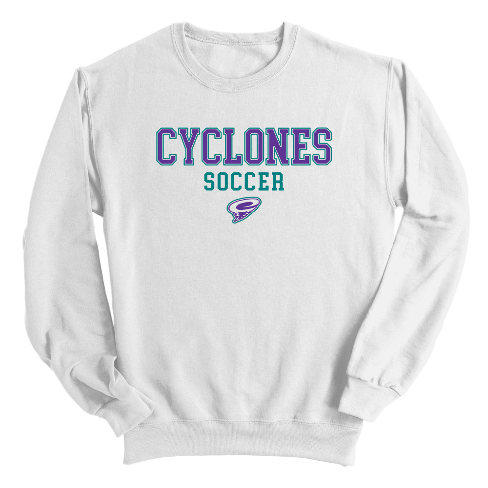 CCS Cyclones Soccer - Purple (Front Print)