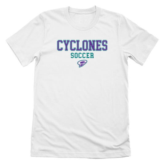 CCS Cyclones Soccer - Purple (Front Print)