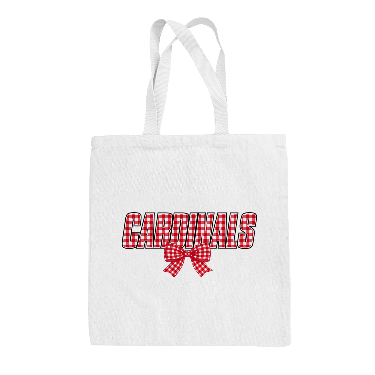 Cardinals Bow (Tote Bag)